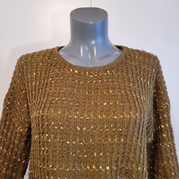 Pink Martini Crew Neck 3/4 Sleeve Sweater Size M - Picture 2 of 12